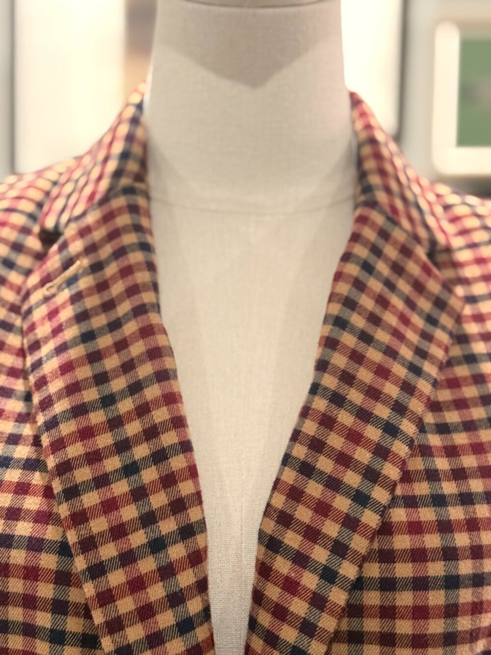 Merona Houndstooth Plaid tailored Blazer - Preppy Heritage Style - Picture 4 of 15